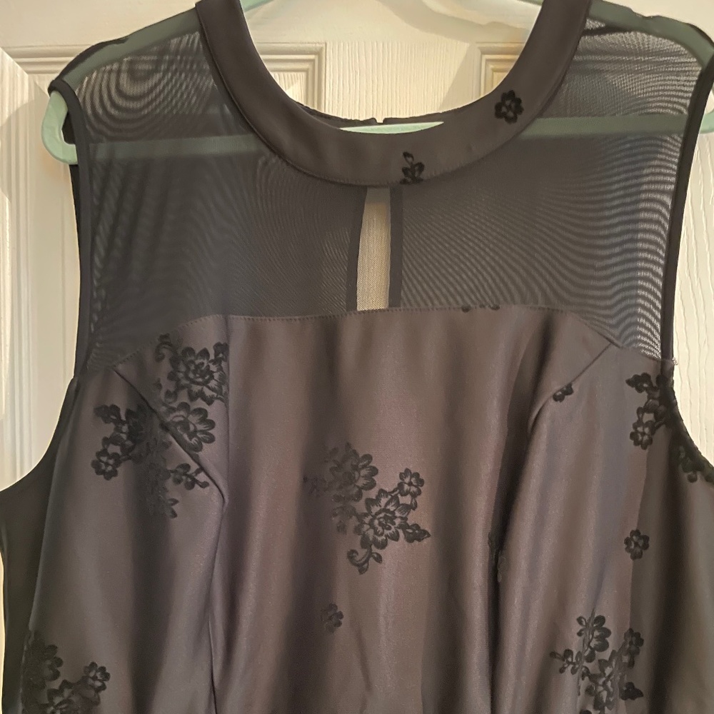 Black cocktail dress